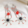 new retro bohemian style fivepointed star long earrings exaggerated inlaid rice bead earringspicture14