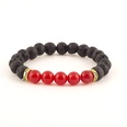 new volcanic stone natural stone tiger eye stone agate beads colorful braceletspicture16