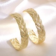 geometric personality Cshaped goldplated earrings personality texture fashion earrings wholesalepicture13