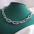 new personality punk fashion rhinestone necklace Cuban chain clavicle chain necklacepicture13