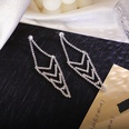 South Korean earrings diamond Vshaped tassel earrings geometric rhinestone earrings wholesalepicture13