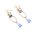 new long style temperament personality simple crystal tassel ear hook earringspicture13