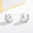 Korean version pearl earrings diamond zircon pearl earrings temperament earrings simple fashion jewelrypicture12