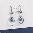 Korean feminine geometric diamond copper earrings wholesalepicture15