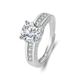 fourclaw ring eternal simulation diamond wedding fashion microinlaid ring jewelrypicture13