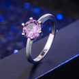 fashion classic sixclaw single zircon European and American crossborder simulation diamond ring jewelrypicture19