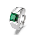 classic fourclaw emerald ring European and American diamond amethyst ring jewelrypicture12