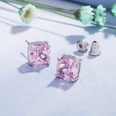 fashion style retro square earrings colorful zircon earrings simple jewelrypicture12