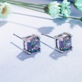 fashion style retro square earrings colorful zircon earrings simple jewelrypicture13