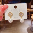 Fashion pearl pendant earrings fashion temperament bow copper earrings wholesalepicture19