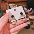 Fashion geometric circle copper earrings wholesalepicture13
