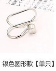 Korean creative pearl earrings temperament single diamond star ear clip Ushaped ear clip single setpicture15
