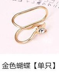 Korean creative pearl earrings temperament single diamond star ear clip Ushaped ear clip single setpicture20