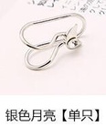 Korean creative pearl earrings temperament single diamond star ear clip Ushaped ear clip single setpicture25