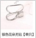 Korean creative pearl earrings temperament single diamond star ear clip Ushaped ear clip single setpicture31