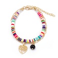 Bohemian colored clay multilayer coin sun palm eye bracelet wholesalepicture18