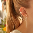 New creative simple nonpierced ear bone clip fivepiece hollow multilayer earrings wholesalepicture26
