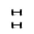 Cshaped ear clips stainless steel screw dumbbell earrings wholesalepicture16