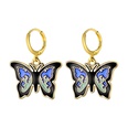 new butterfly earrings creative simple personality pink butterfly earrings wholesalepicture24