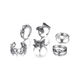 new butterfly elven ring 5piece set heart chain dagger joint ring wholesalepicture18