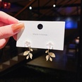 personalized flower earrings temperament leaf tassel earringspicture8