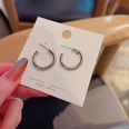 Korean version of the new plain circle personality earrings temperament simple earringspicture10
