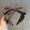 Korean fashion hair accessories female retro leopard print widebrim headband wholesalepicture12