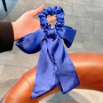 Korean spring blue new temperament satin bow hair scrunchies wholesalepicture15