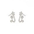 simple doublelayer star earrings fashion exquisite fivepointed star earrings ear jewelrypicture18
