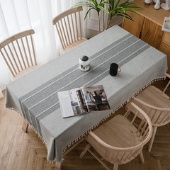 INS embroidered tassel tablecloth household tablecloth rectangular table cloth tea table cover towel