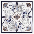 New Silk Scarf 70cm Square Scarf Belt Chain Tassel Printed Satin Decoration Scarf Headscarfpicture7