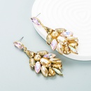 new multilayer alloy diamond ceramic bead earrings female European and American style earringspicture11