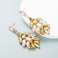 new multilayer alloy diamond ceramic bead earrings female European and American style earringspicture17