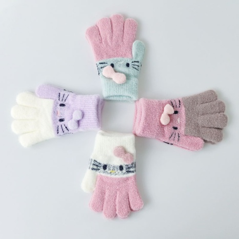 Gants tricotés chauds pour enfants d'hiver NHJIA480756's discount tags