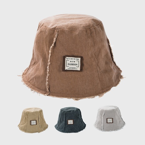 Nuevo sombrero de vaquero apenado retro sombrero de pescador de ocio salvaje de cuatro estaciones NHHAO480828's discount tags