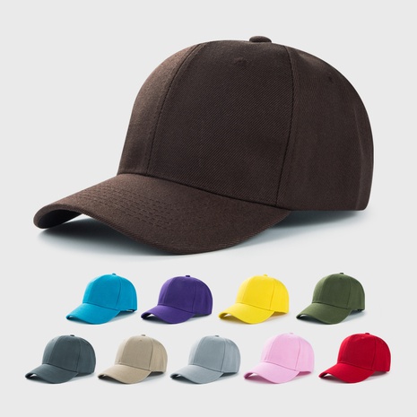 ins casquette de baseball de couleur unie version coréenne de la casquette à bord incurvé chapeau de protection solaire contre le vent universitaire NHHAO480829's discount tags