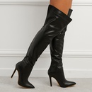 Bottes pour femmes de nouveau style avec talon aiguille  bout pointu sur le genou bottes longues avec bottes  fermeture clairpicture9