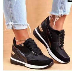 New viscose shoes color matching autumn low cut black round toe women's shoes wholesale