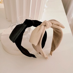 new hair accessories cute pure color fabric knotted hairband wholesale