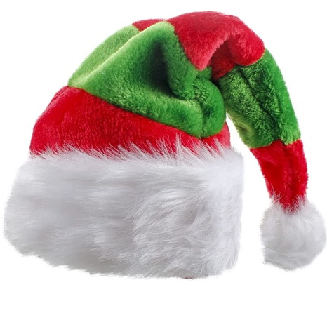 Sombrero de Navidad rojo y verde para niños 30 * 42 CM adecuado para 5-15 años NHYSL489658's discount tags