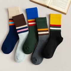 Long socks men's tube socks winter cotton warmth absorption high-top thickening long tube socks
