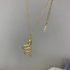 2021 snake pendent copper necklace wholesale