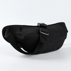 Korean solid color men's and women's pockets chest bag canvas multi-function small storage bag
