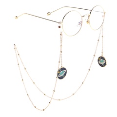 fashion simple starry sky planet color retaining bead metal chain glasses chain