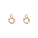 Online Influencer Fashion Ins Trendy Pearl Earrings Womens Design Sense AllMatching Graceful Ear Clip Personalized Minority Geometric Earringspicture14