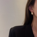 Kaltwind Halbkreis gekreuzte Ohrringe Frauen 2021 neue trend ige dumme Gold Ohrringe InternetPromiTemperament Mode einfache Ohrringepicture11