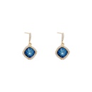 European and American geometric net red full diamond blue crystal earringspicture14