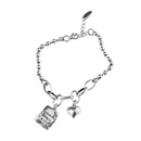 Round ball heart bracelet female simple letter square brand fashion niche design retro couple jewelrypicture15
