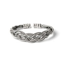 Korean retro twisted twist woven open wide bracelet twisted wire hollow fashion light luxury jewelrypicture12