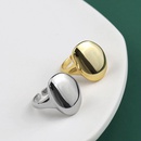 Korean Style Glossy Index Finger Ring 2021 New Oval Ins Simple Fashion Personalized Opening Ring Braceletpicture22